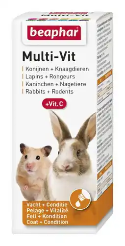 Welkoop Beaphar Multi-Vit Vitamine preparaat - Supplement - 50 ml aanbieding