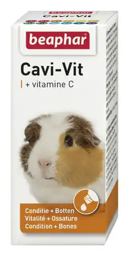 Welkoop Beaphar Cavi-vit Multivitamine met Vitamine-C - Supplement - 20 ml aanbieding