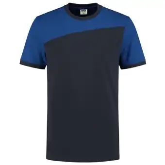 Welkoop Tricorp Bicolor 102006 - T-shirt - Donkerblauw /Kobalt aanbieding