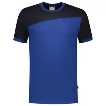 Welkoop Tricorp Bicolor 102006 - T-shirt - Kobalt /Donkerblauw aanbieding