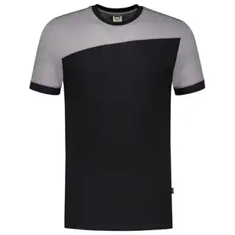 Welkoop Tricorp Bicolor 102006 - T-shirt - Zwart /Grijs aanbieding