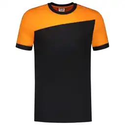 Welkoop Tricorp Bicolor 102006 - T-shirt - Zwart /Oranje aanbieding