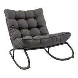 Welkoop Lesli Living Zenzi - Schommelstoel - Grijs aanbieding
