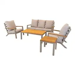 Welkoop Lesli Living Donnan - Loungeset - Beige aanbieding