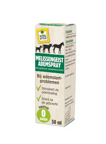 Welkoop VITALstyle Melissengeist Ademspray - Energie stimulans - 50 ml aanbieding