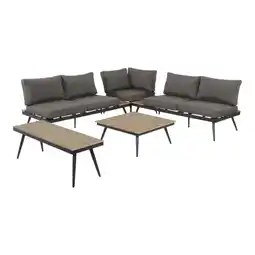 Welkoop Lesli Living Arezzo - Loungeset - Grijs/taupe aanbieding
