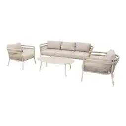 Welkoop Lesli Living Lindo - Loungeset - Beige aanbieding