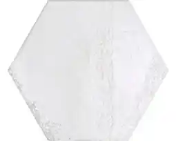 Hornbach Wandtegel Carmen hexagon wit 15x13 cm aanbieding
