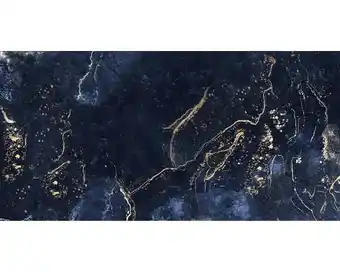 Hornbach Wand- en vloertegel Vortun blauw-goud 60x120 cm gerectificeerd aanbieding