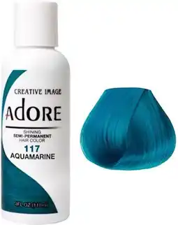 Bol.com Adore Shining Semi Permanent Hair Color Aquamarine-117 haarverf aanbieding