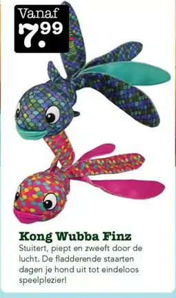 Dierspecialist Kong Wubba Finz aanbieding