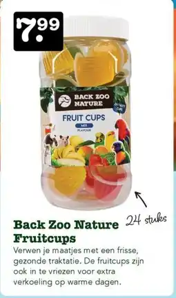 Dierspecialist Back Zoo Nature Fruitcups aanbieding