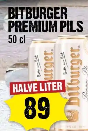 Dirck 3 Bitburger Premium Pils aanbieding
