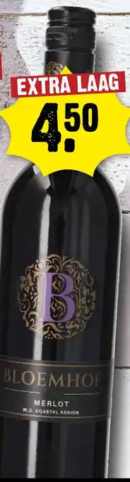 Dirck 3 Bloemhof Merlot aanbieding