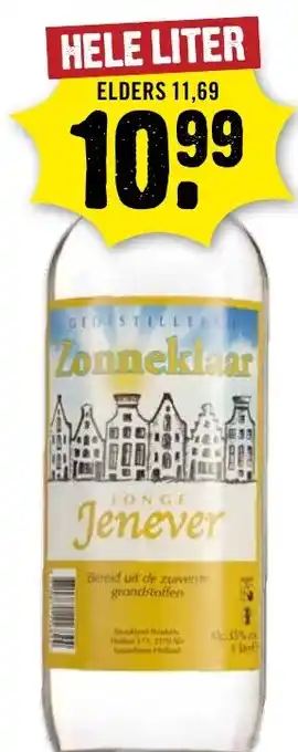 Dirck 3 Zonneklaar Longe Jenever aanbieding