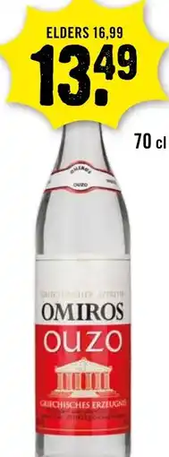 Dirck 3 Omiros Ouzo aanbieding