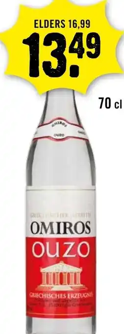 Dirck 3 Omiros Ouzo aanbieding