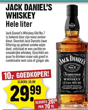 Dirck 3 Jack daniel's whiskey aanbieding