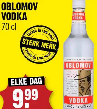 Dirck 3 Oblomov Vodka aanbieding