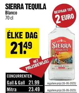 Dirck 3 Sierra tequila aanbieding