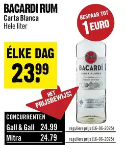 Dirck 3 Bacardi Rum aanbieding