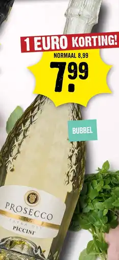 Dirck 3 Prosecco Piccini aanbieding