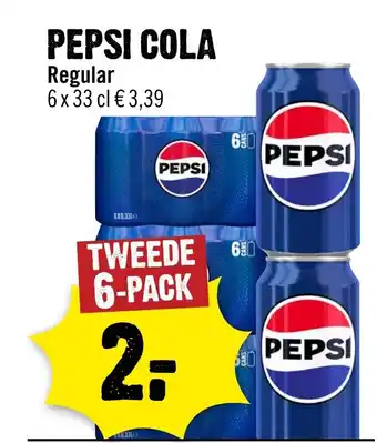 Dirck 3 PEPSI Cola aanbieding