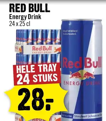 Dirck 3 Red bull Energy Drink aanbieding
