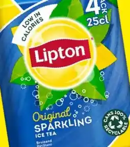 Dirck 3 Lipton ice tea sparkling aanbieding