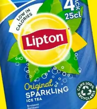 Dirck 3 Lipton ice tea sparkling aanbieding