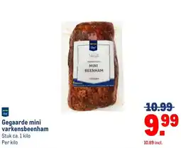 Makro Gegaarde mini varkensbeenham aanbieding