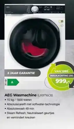 EP Beerepoot AEG Wasmachine (LR9716C8) aanbieding