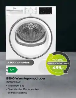 EP Beerepoot BEKO Warmtepompdroger (B3T6823W2) aanbieding