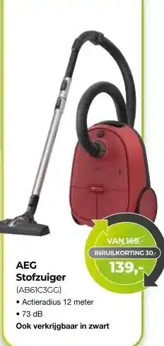 EP Beerepoot AEG Stofzuiger (AB61C3GG) aanbieding