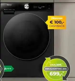 EP Beerepoot HISENSE Warmtepompdroger (DH75107BB) aanbieding