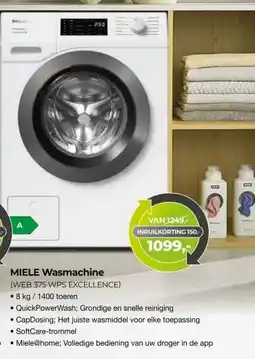 EP Beerepoot MIELE Wasmachine (WEB 375 WPS EXCELLENCE) aanbieding