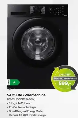 EP Beerepoot SAMSUNG Wasmachine (WW1UDG5B25ABEN) aanbieding