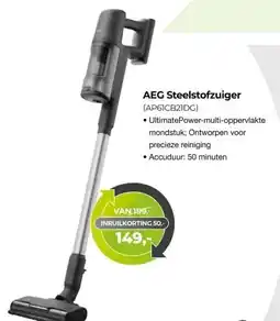 EP Beerepoot AEG Steelstofzuiger (AP61CB21DG) aanbieding