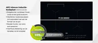 EP Beerepoot AEG Inbouw Inductie- kookplaat (IKE74440CB) aanbieding