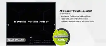 EP Beerepoot AEG Inbouw Inductiekookplaat (IKB64431FB) aanbieding