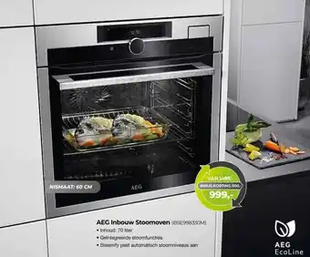 EP Beerepoot AEG Inbouw Stoomoven (BSE998330M) aanbieding