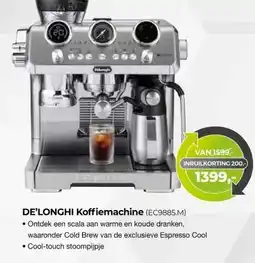 EP Beerepoot DE'LONGHI Koffiemachine (EC9885.M) aanbieding
