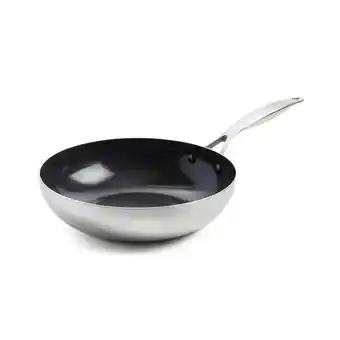 Bol.com GreenPan Geneva wok 28 cm - Tri-ply - PFAS-vrij aanbieding