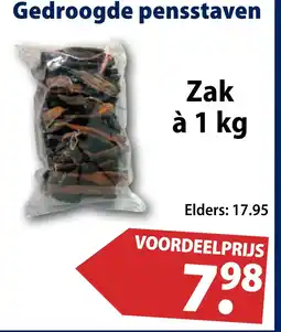 Huisdier Voordeelshop Gedroogde pensstaven aanbieding