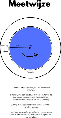 Bol.com EXIT Silhouette trampoline rond ø427cm - roze aanbieding