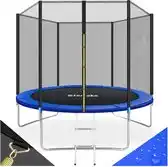 Praxis Tectake Trampoline Garfunky Met Veiligheidsnet - Zwart/blauw aanbieding