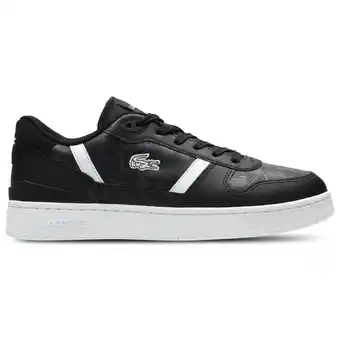 Foot Locker Lacoste T-clip Heren Schoenen - Zwart - Maat: 42 - Leer - Foot Locker aanbieding