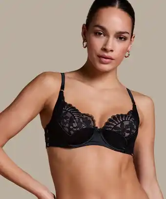 Hunkemoller Hunkemöller Voorgevormde Beugel bh Poppy Zwart aanbieding