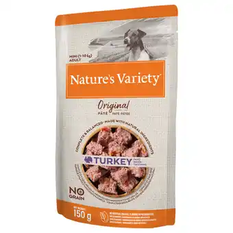 Zooplus 8x150g Kalkoen Original Paté Nature's Variety Hondenvoer aanbieding