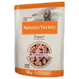 Zooplus Nature's Variety Original Paté No Grain Medium/Maxi Adult Hondenvoer - Kalkoen 8 x 300 g aanbieding